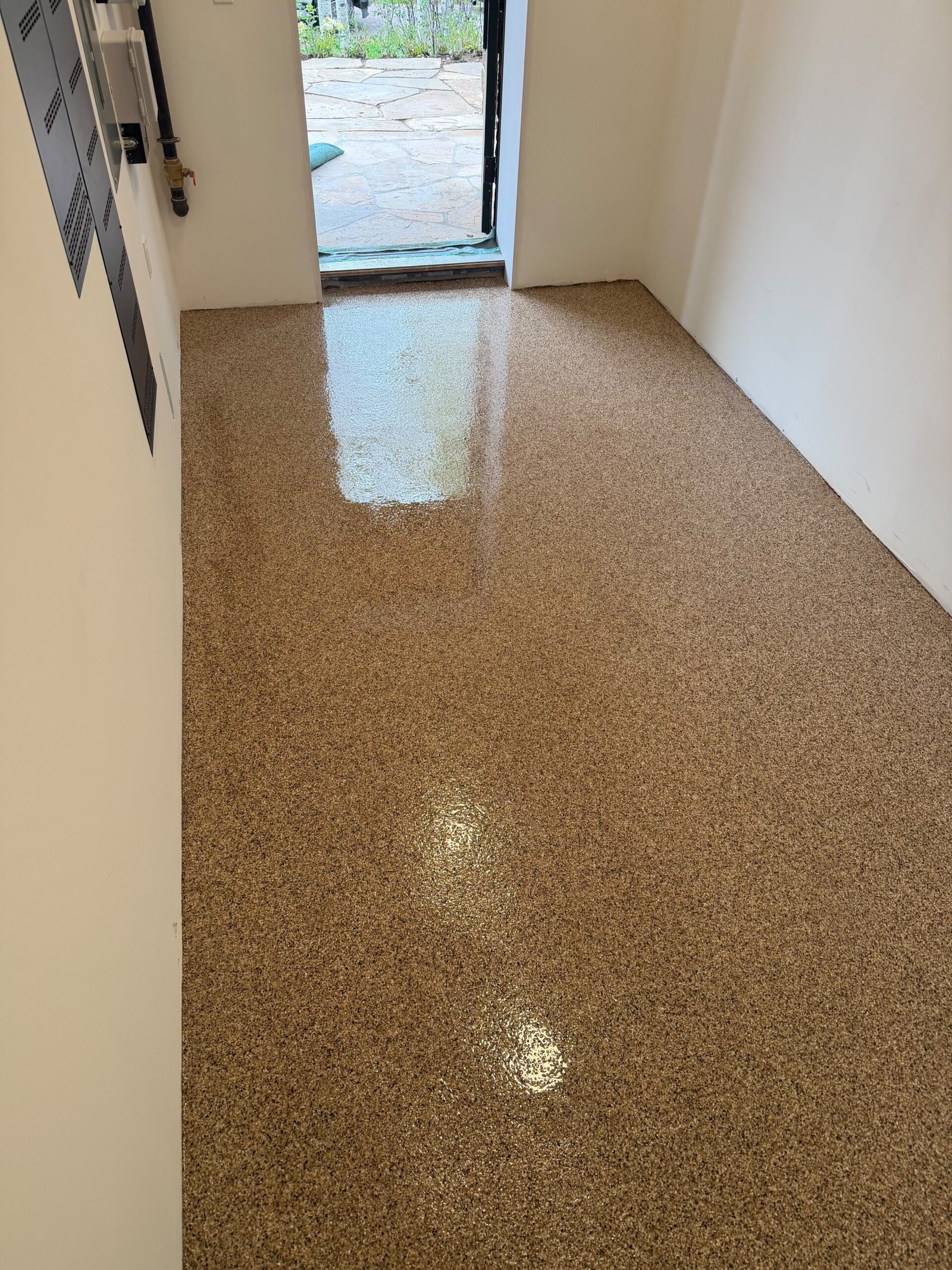 Epoxy floor project in the Roaring Fork Valley