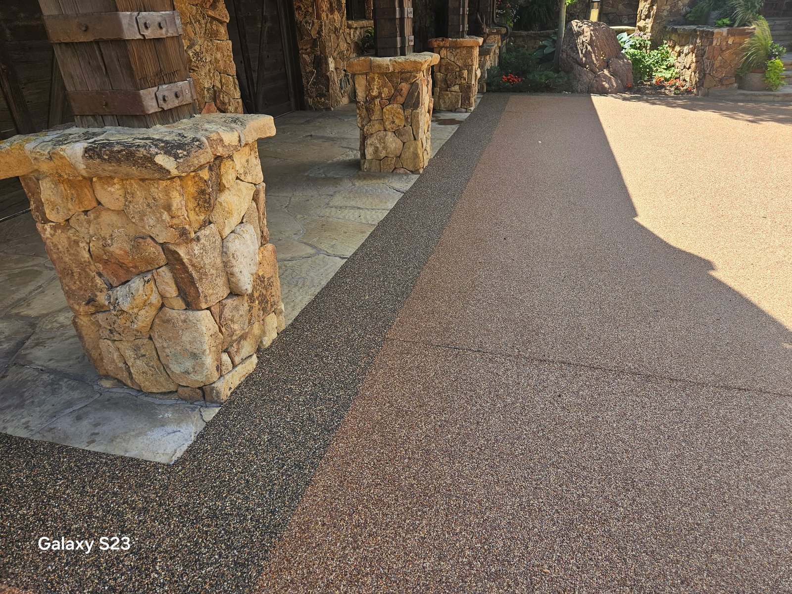 Floor coating detail from a recent Cherokee job