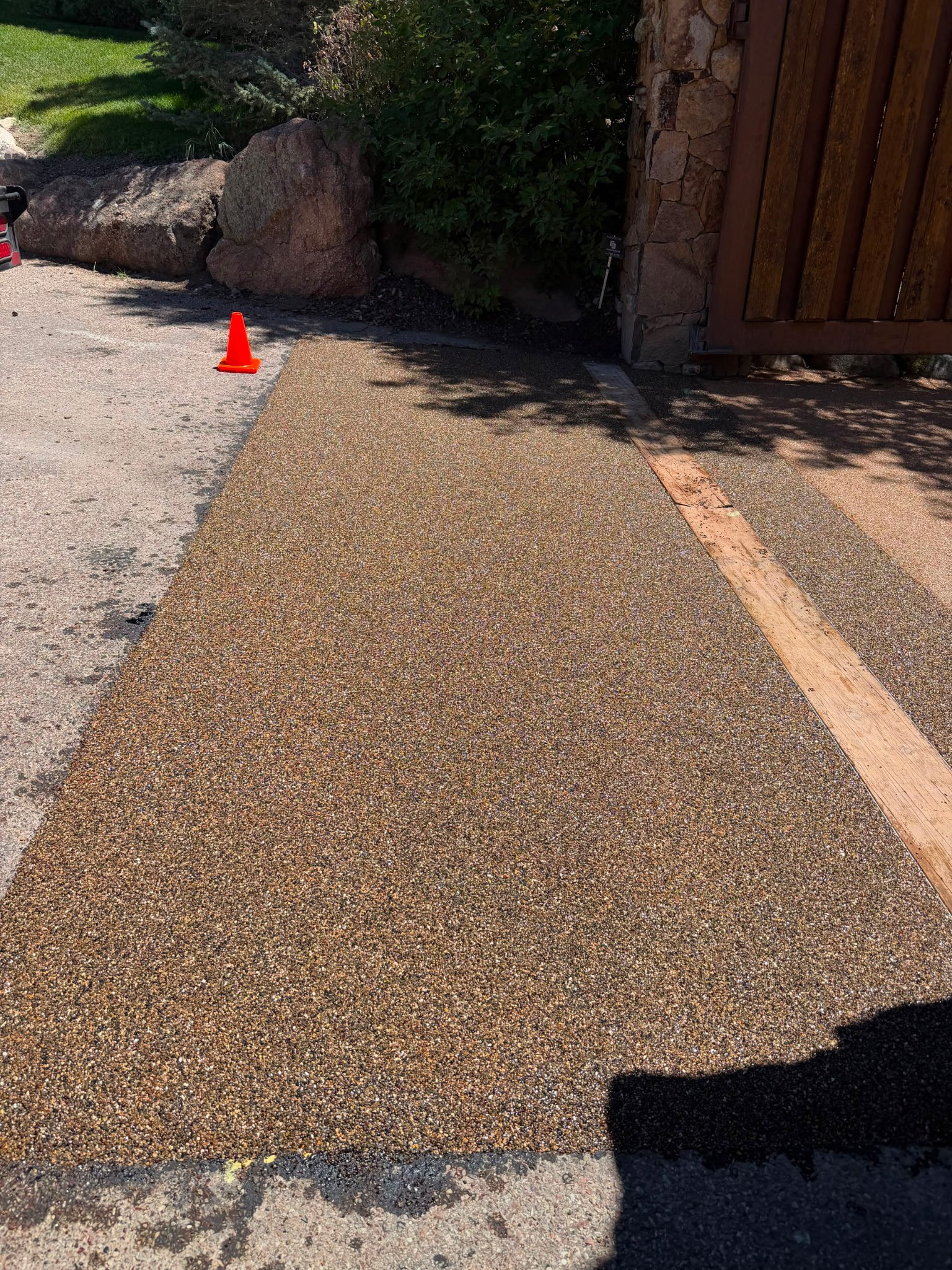 Concrete coating job by Cherokee Epoxy Flooring