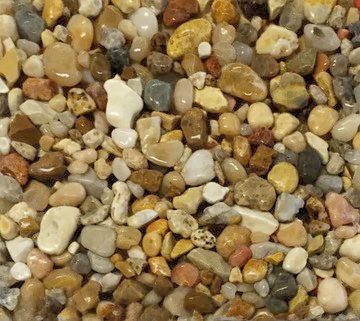 Caramel river rock blend
